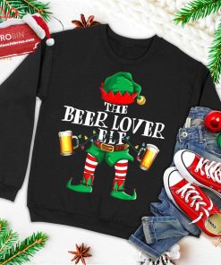 beer lover elf matching christmas family group gift funny ugly christmas sweatshirt 1 nqN2d