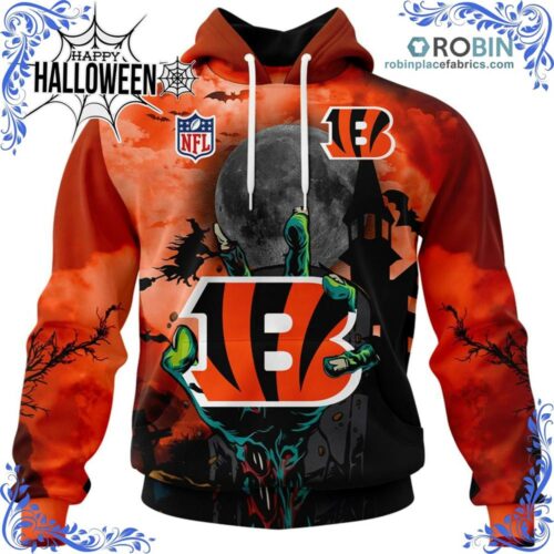Bengals NFL Halloween Jersey All Over Print AOP Shirt