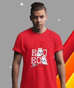 Boo Boo Nurse Crew ER Lazy DIY Halloween Costume RN Nursing Funny Halloween Shirt