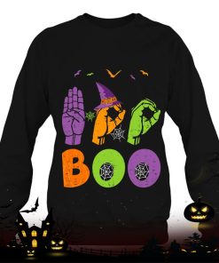 boo hands american sign language pride asl halloween shirt 403 HLgkW