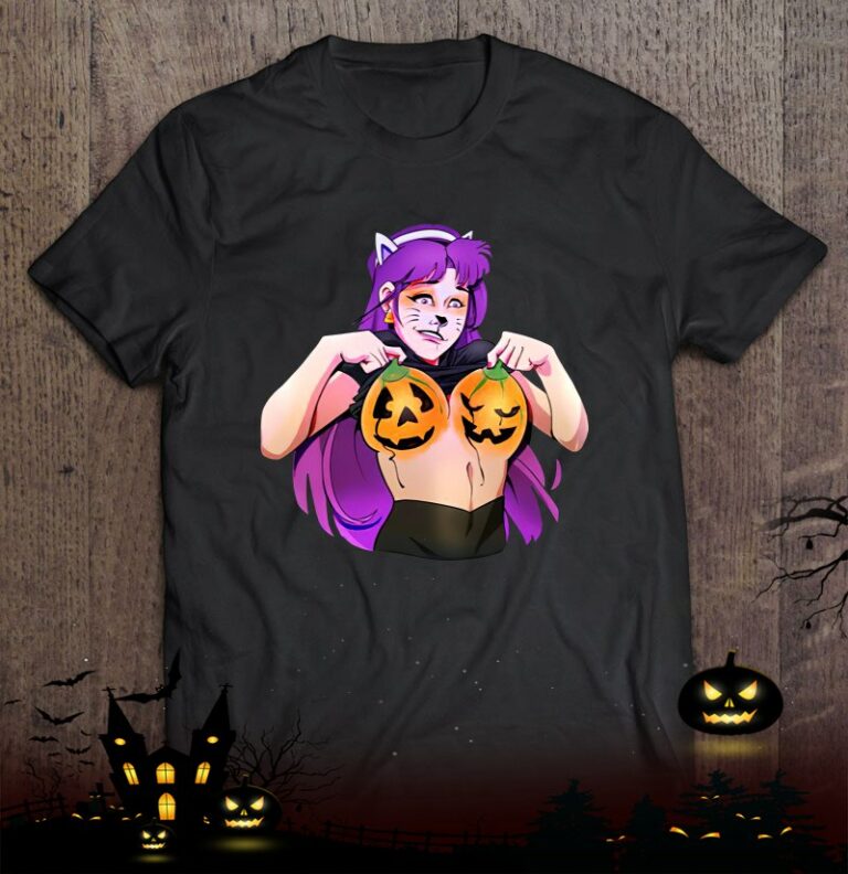 Booby Halloween Anime Cat Girl Shirt
