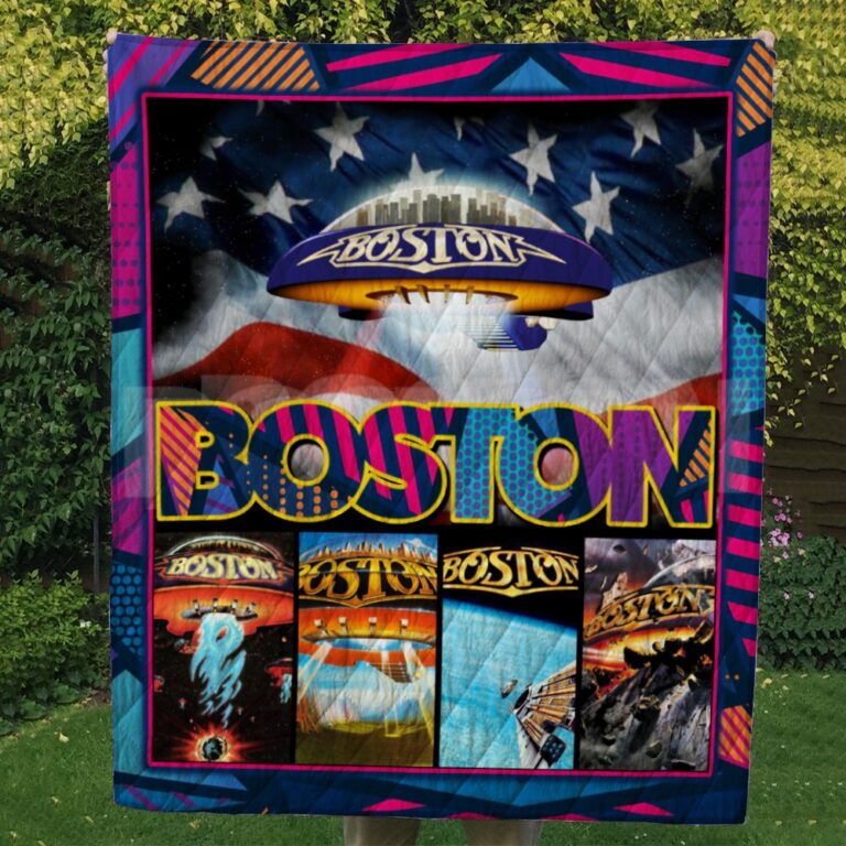 Boston Band Quilt & Fleece Blanket