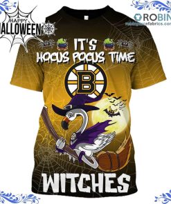 boston bruins halloween jersey flamingo witches hocus pocus all over print 285 BxgmD