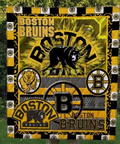 Boston Bruins Quilt Blanket