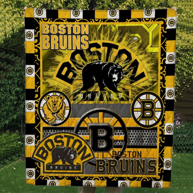 Boston Bruins Quilt Blanket