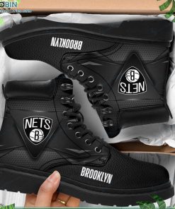 Brooklyn Nets Custom Printed Martin Boots RBPL063 Brooklyn Nets Custom Printed Martin Boots RBPL063