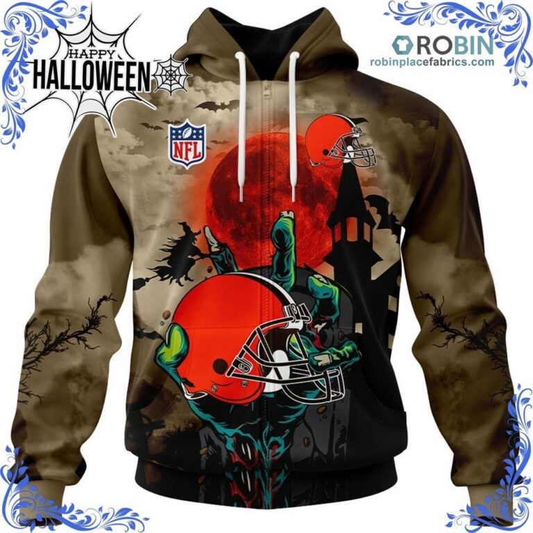 Browns NFL Halloween Jersey All Over Print – AOP Shirt
