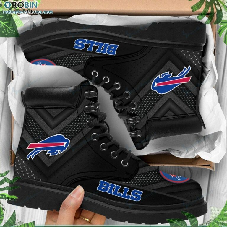 Buffalo Bills Custom Printed Martin Boots RBPL512