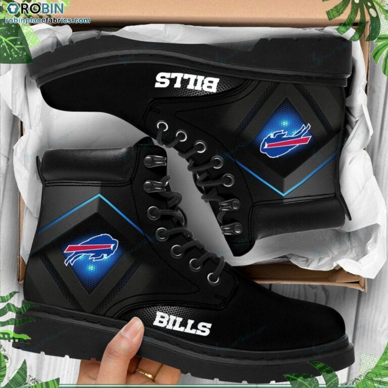 Buffalo Bills Custom Printed Martin Boots RBPL461