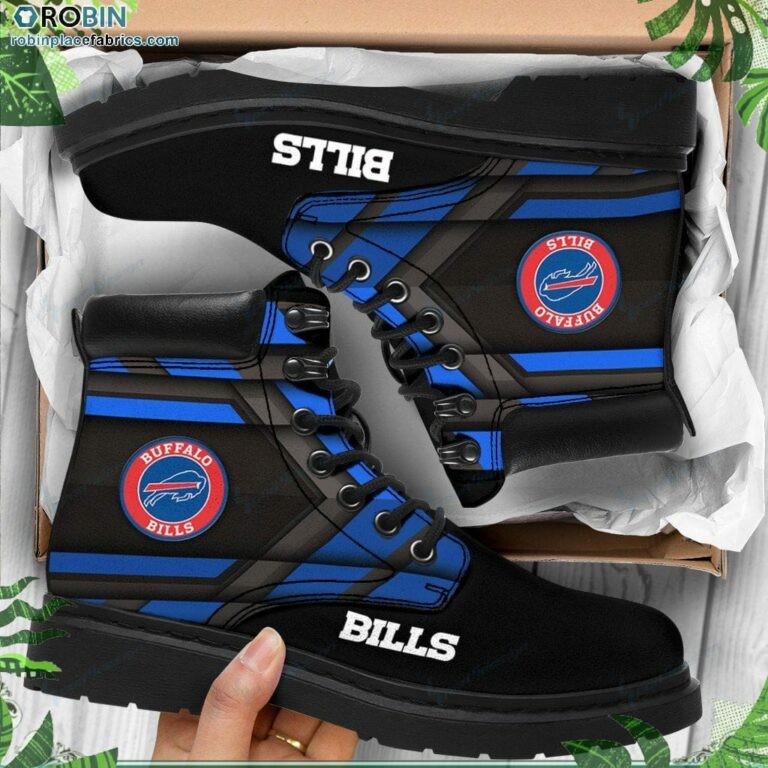 Buffalo Bills Custom Printed Martin Boots RBPL457