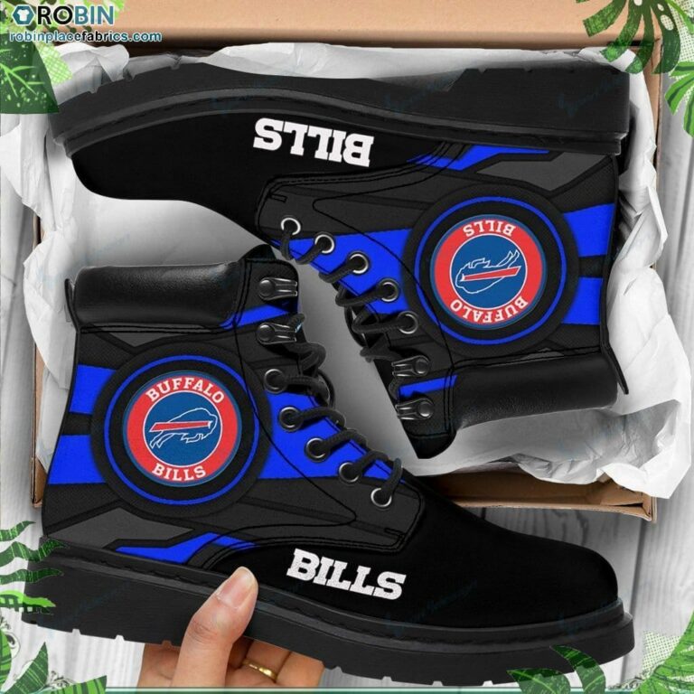 Buffalo Bills Custom Printed Martin Boots RBPL466