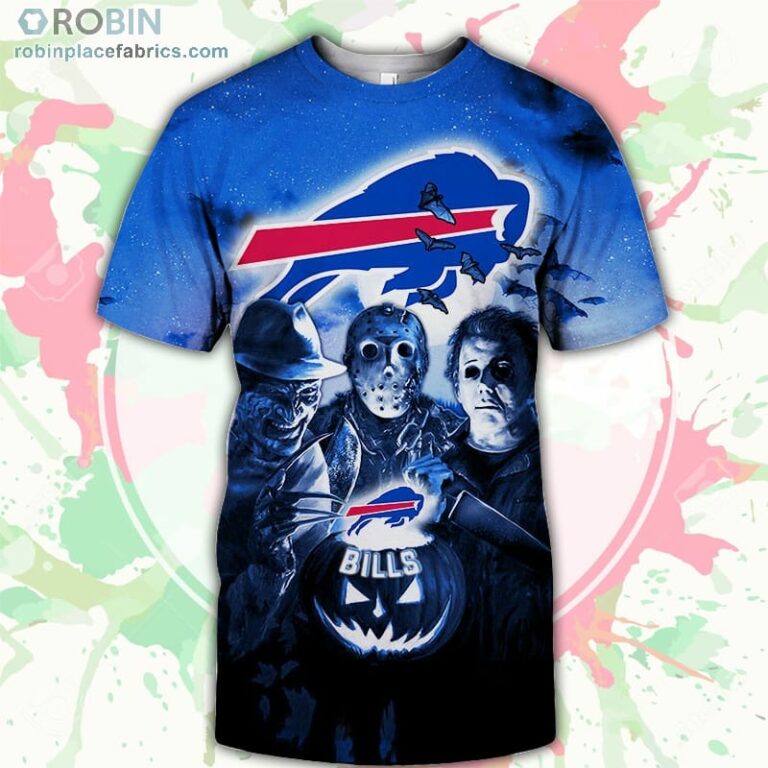 Buffalo Bills T-Shirt Halloween Horror Night – AOP Tshirt