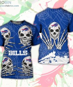 Buffalo Bills T-Shirt Skull For Halloween Graphic – AOP Tshirt