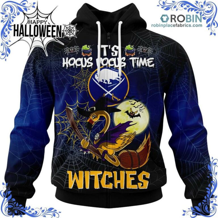Buffalo Sabres Halloween Jersey Flamingo Witches Hocus Pocus All Over Print – AOP Shirt