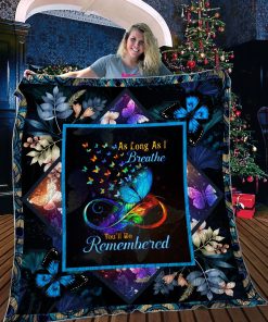 Butterfly Breathe Quilt Blanket