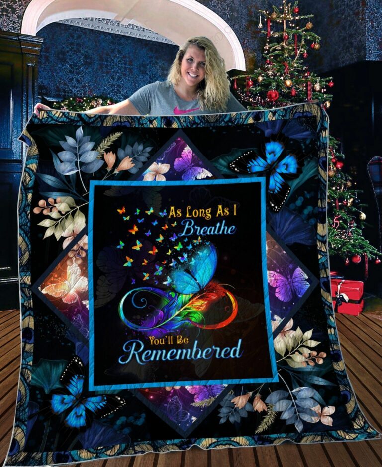 Butterfly Breathe Quilt Blanket