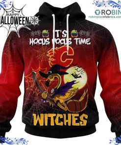 calgary flames halloween jersey flamingo witches hocus pocus all over print 169 oUuTJ