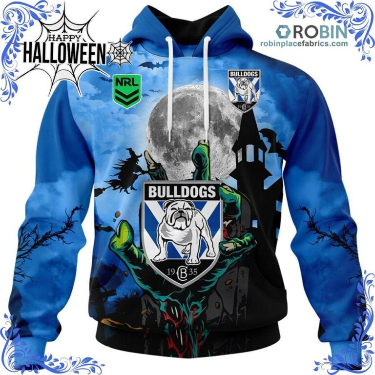 Canterbury-Bankstown Bulldogs Halloween Is Coming All Over Print – AOP Shirt