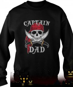 Captain Dad Skeleton Halloween Shirt