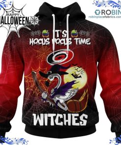 carolina hurricanes halloween jersey flamingo witches hocus pocus all over print 166 EVc3q