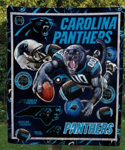Carolina Panthers Quilt Blanket