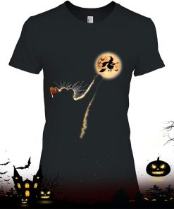 Cat Catching The Moon Funny Men Women Halloween Costumes Shirt