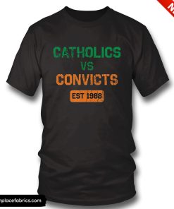 catholics vs convicts 1988 retro vintage distressed t shirt zlpu8d