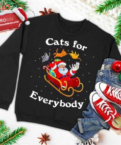 cats for everybody christmas cat lover gift ugly christmas sweatshirt 3 NnzB0