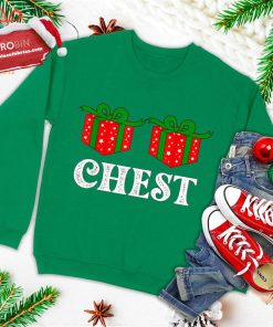 Chest Nuts Matching Chestnuts Christmas Couples Nuts Ugly Christmas Sweatshirt