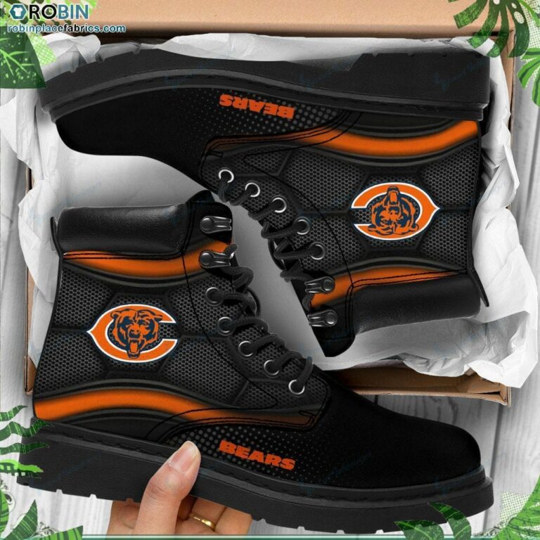 Chicago Bears Custom Printed Martin Boots RBPL377