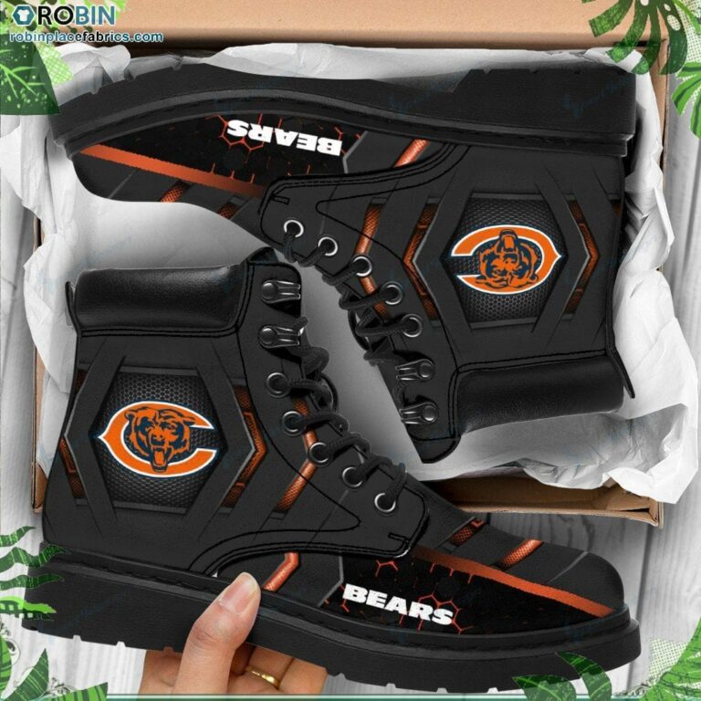 Chicago Bears Custom Printed Martin Boots RBPL528