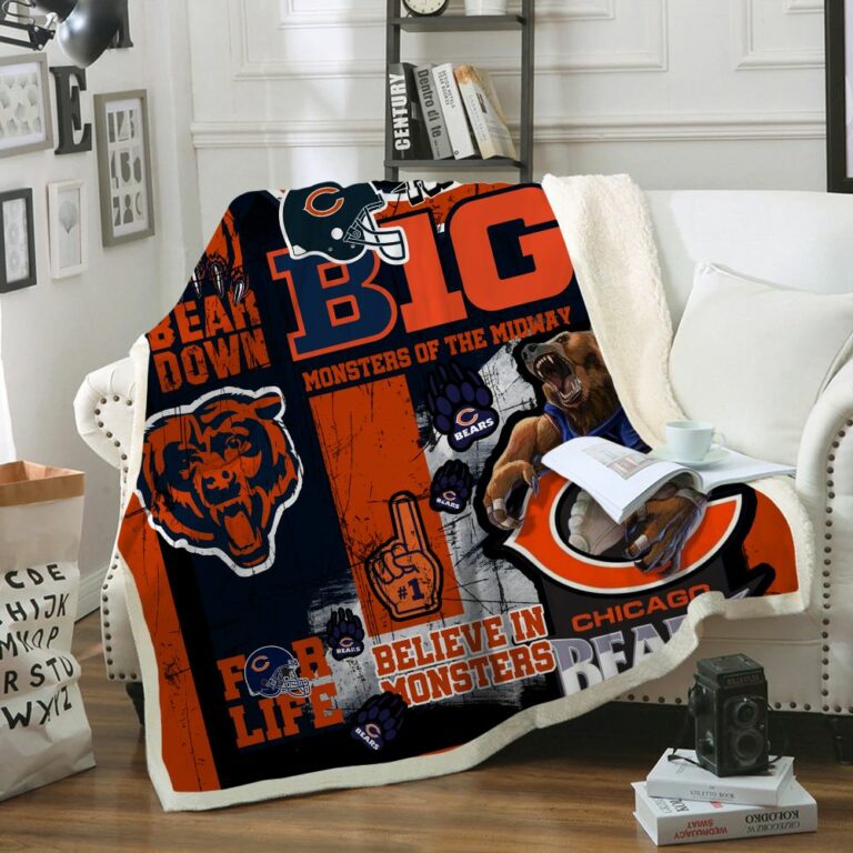 Chicago Bears Quilt Blanket