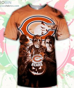 Chicago Bears T-Shirt Halloween Horror Night – AOP Tshirt