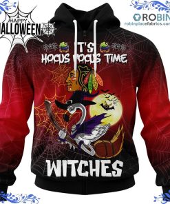 chicago blackhawks halloween jersey flamingo witches hocus pocus all over print 163 OxH5W