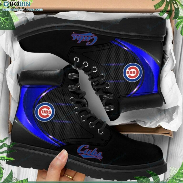 Chicago Cubs Custom Marten Style Boots RBPL261