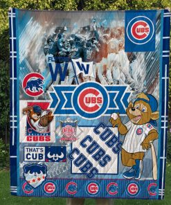 Chicago Cubs Quilt Blanket #1
