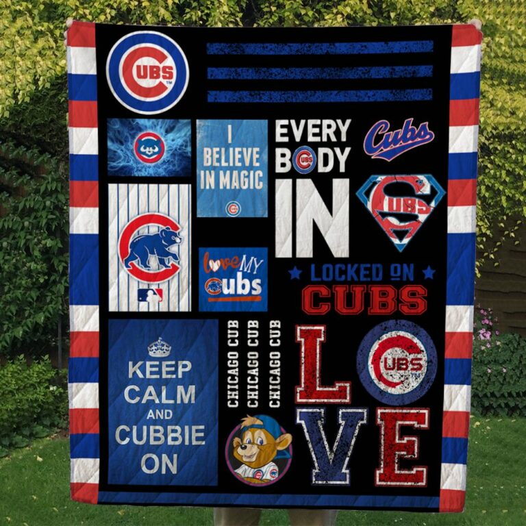 Chicago Cubs Quilt Blanket