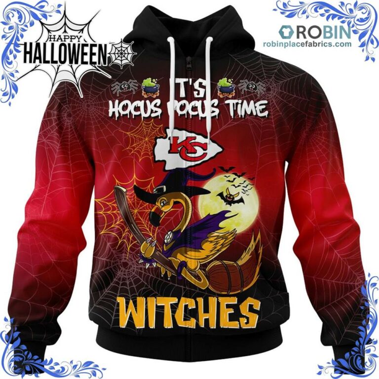 Chiefs NFL Halloween Jersey Falmingo Witches Hocus Pocus All Over Print – AOP Shirt