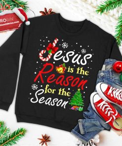 christian jesus the reason christmas stocking stuffer gifts ugly christmas sweatshirt 3 oMryC
