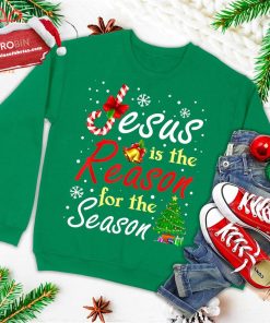 christian jesus the reason christmas stocking stuffer gifts ugly christmas sweatshirt 4 sAMu0