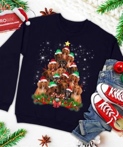 Christmas Dachshund Tree Funny Pajamas Xmas Ugly Christmas Sweatshirt Christmas Dachshund Tree Funny Pajamas Xmas Ugly Christmas Sweatshirt