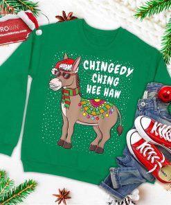 Christmas Donkey Funny American Italian Xmas Gift Ugly Christmas Sweatshirt