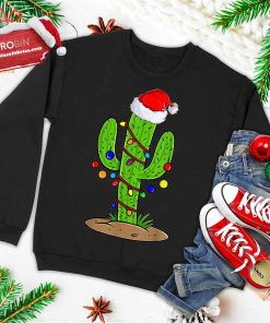 christmas lights cactus lover funny xmas gift ugly christmas sweatshirt 1 NOug5