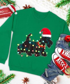 christmas lights scottie dog lover funny xmas gift ugly christmas sweatshirt 1 0Wm2L