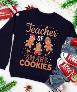 christmas teacher cute gingerbread cookies ugly christmas sweatshirt 4 WJtVc