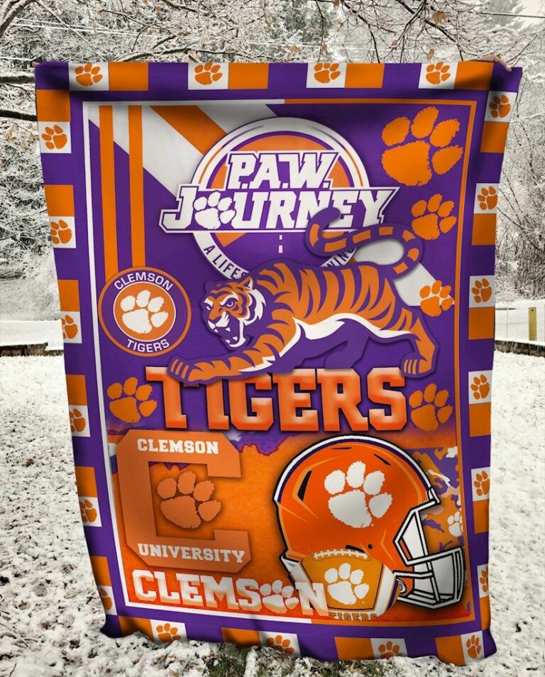 Clemson Tiger Blanket