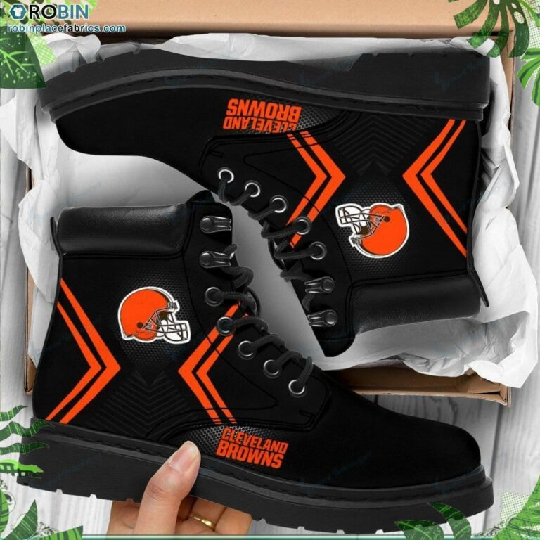 Cleveland Browns Custom Printed Martin Boots RBPL448