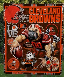 Cleveland Browns Quilt Blanket