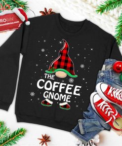 coffee gnome buffalo plaid matching family christmas pajama ugly christmas sweatshirt 1 bZKdB