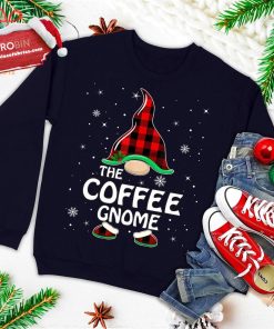 coffee gnome buffalo plaid matching family christmas pajama ugly christmas sweatshirt 4 EOA94